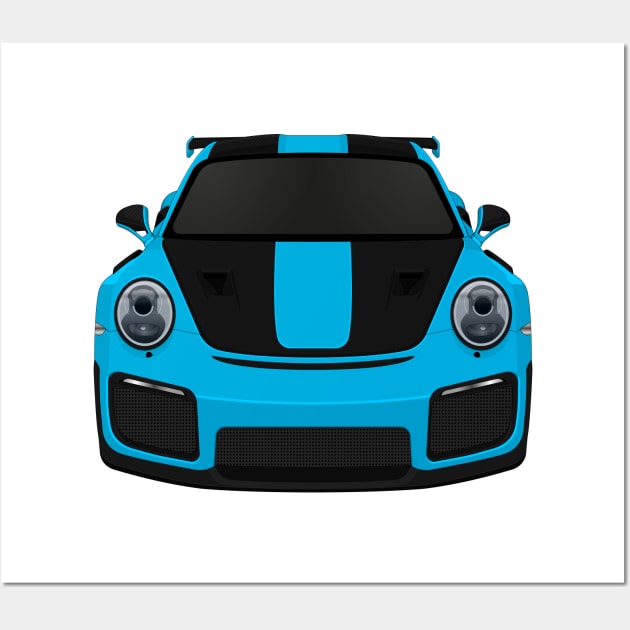 GT2RS Blue Wall Art by VENZ0LIC